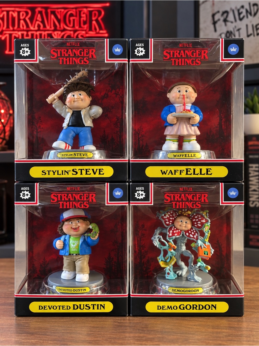 Stranger Things - Garbage Pail Kids W/ Topps Cards Set - Loyal Subjects Code Red
